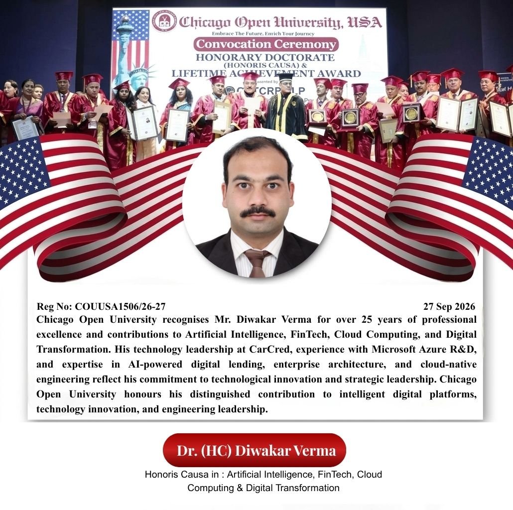 Honoris Causa Award  |  Honoris Causa Award  |  Award Ceremony — 27th September 2026
