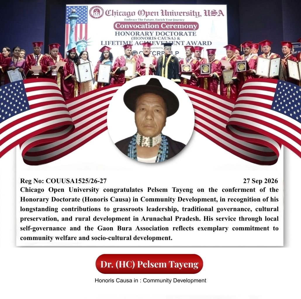 Honoris Causa Award  |  Honoris Causa Award  |  Award Ceremony — 27th September 2026