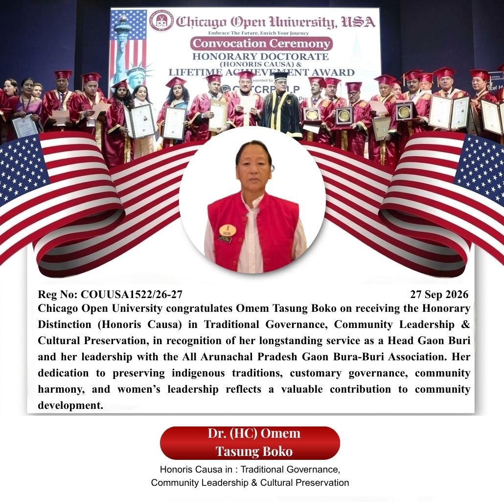 Honoris Causa Award  |  Honoris Causa Award  |  Award Ceremony — 27th September 2026