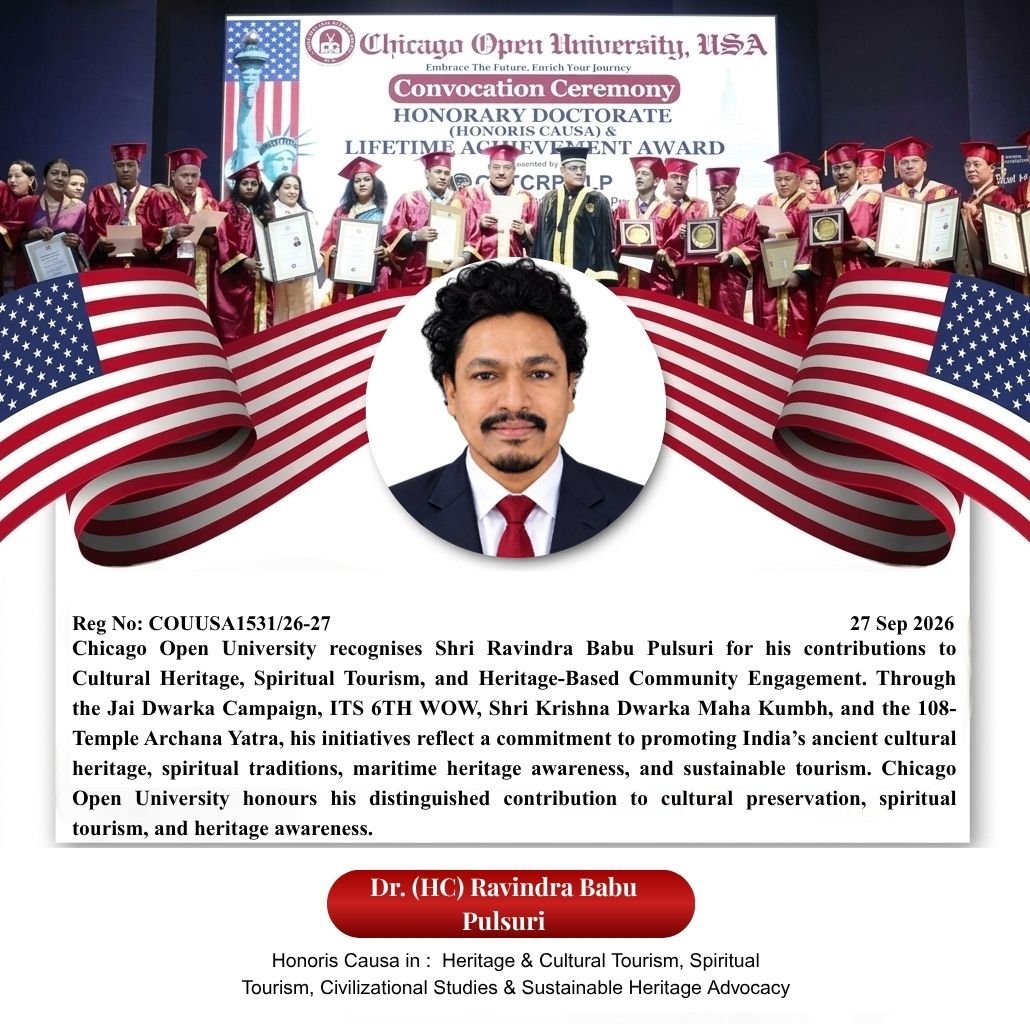 Honoris Causa Award  |  Honoris Causa Award  |  Award Ceremony — 27th September 2026