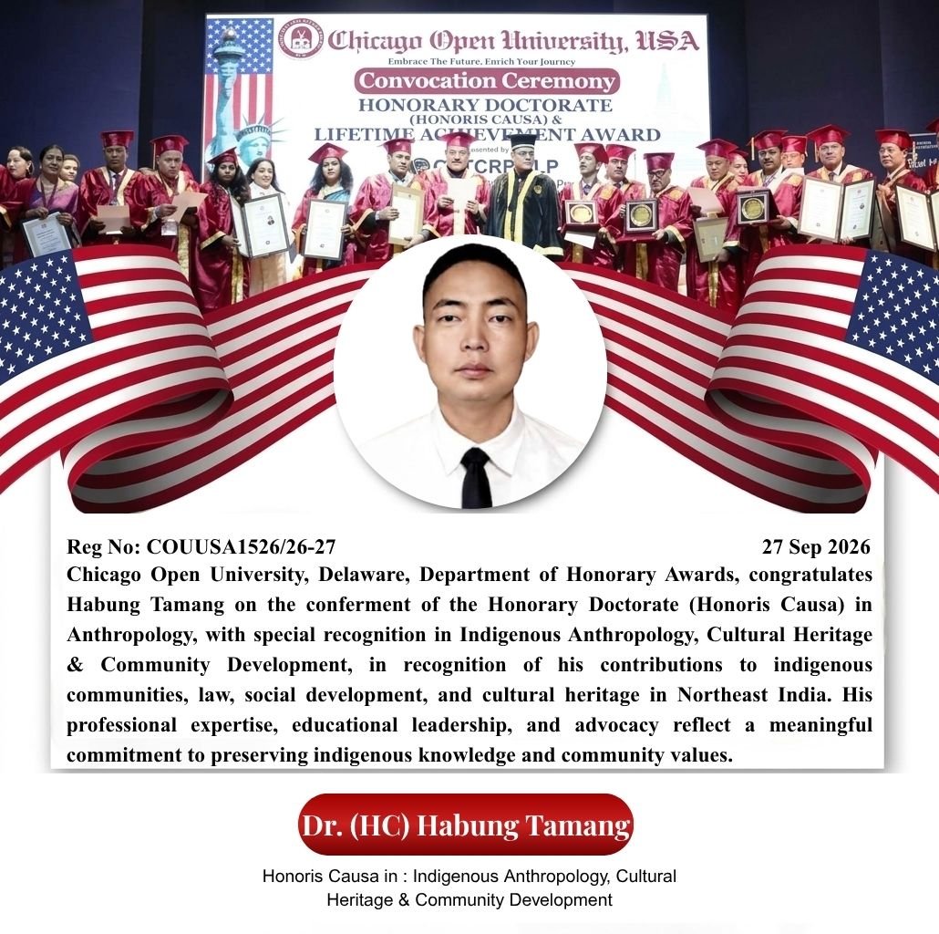 Honoris Causa Award  |  Honoris Causa Award  |  Award Ceremony — 27th September 2026