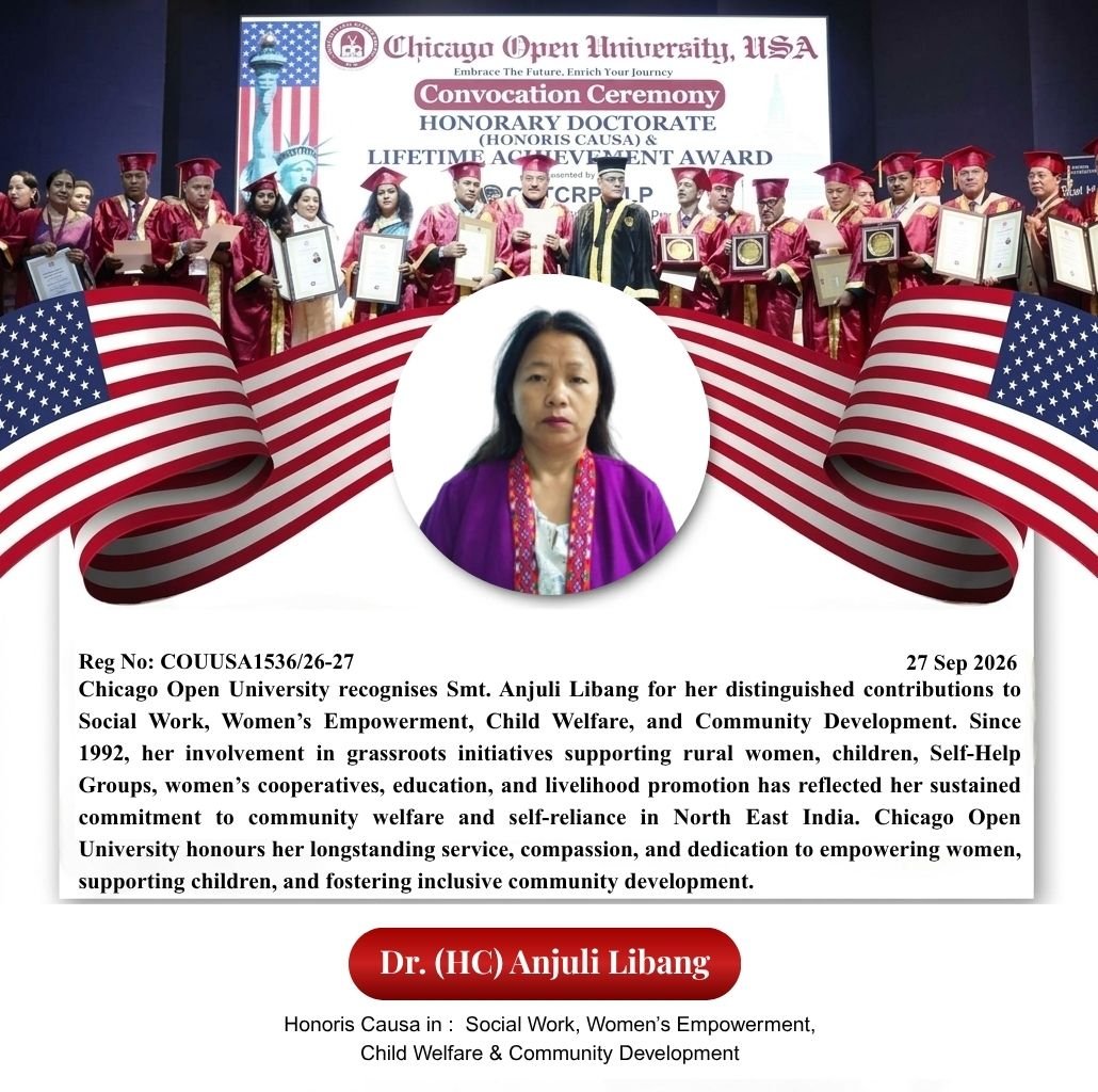 Honoris Causa Award  |  Honoris Causa Award  |  Award Ceremony — 27th September 2026
