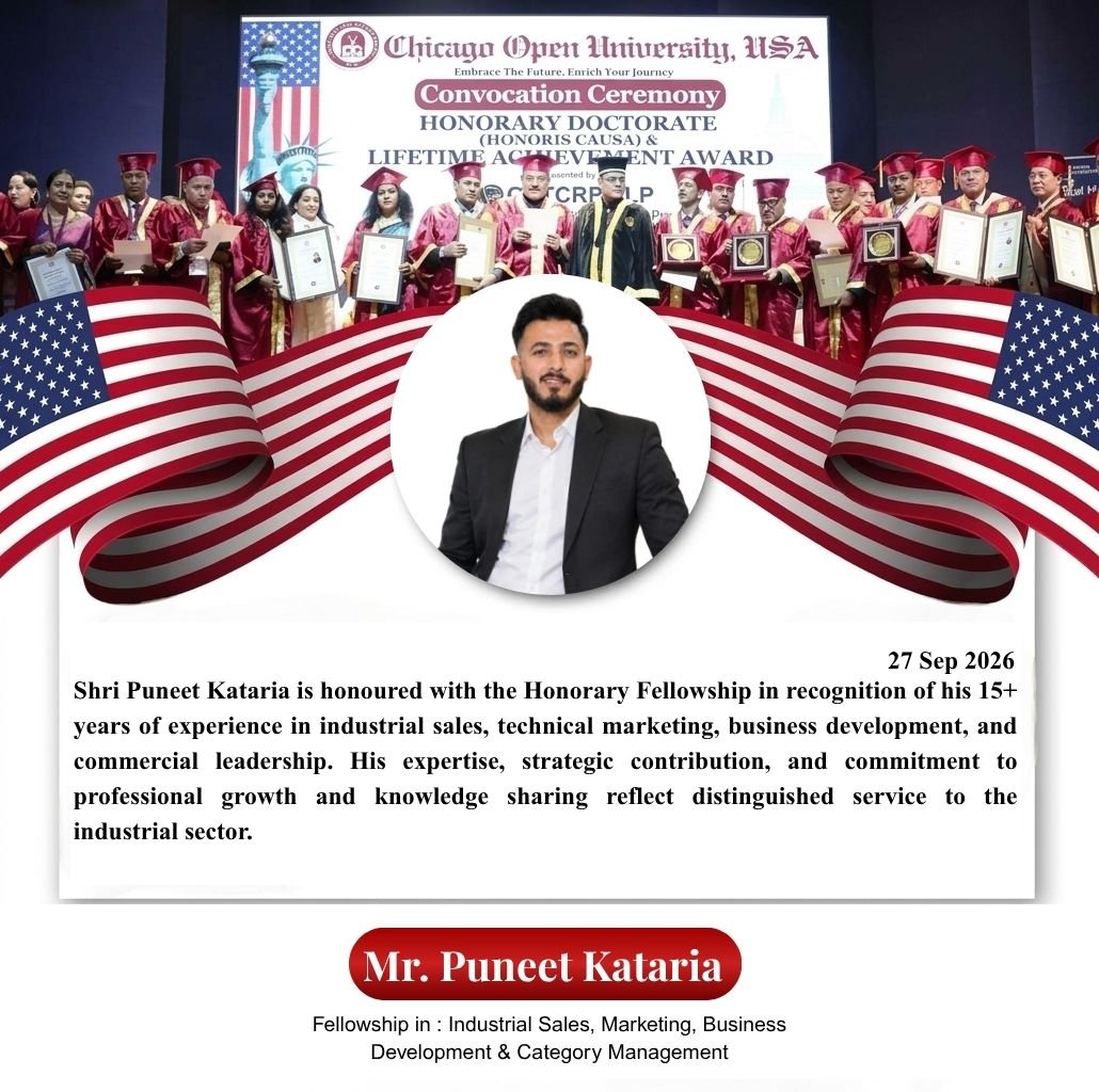 Honoris Causa Award  |  Honoris Causa Award  |  Award Ceremony — 27th September 2026