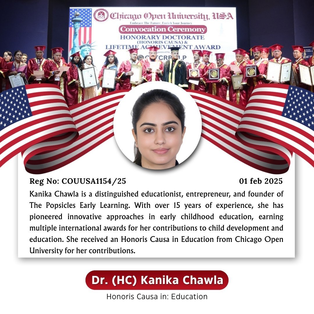 Dr. (HC) Kanika Chawla