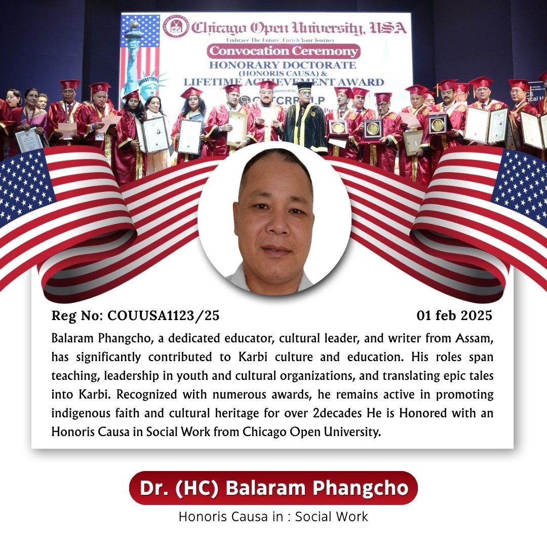 Dr. (HC) Balaram Phangcho