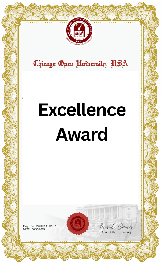 Excellence Award Form