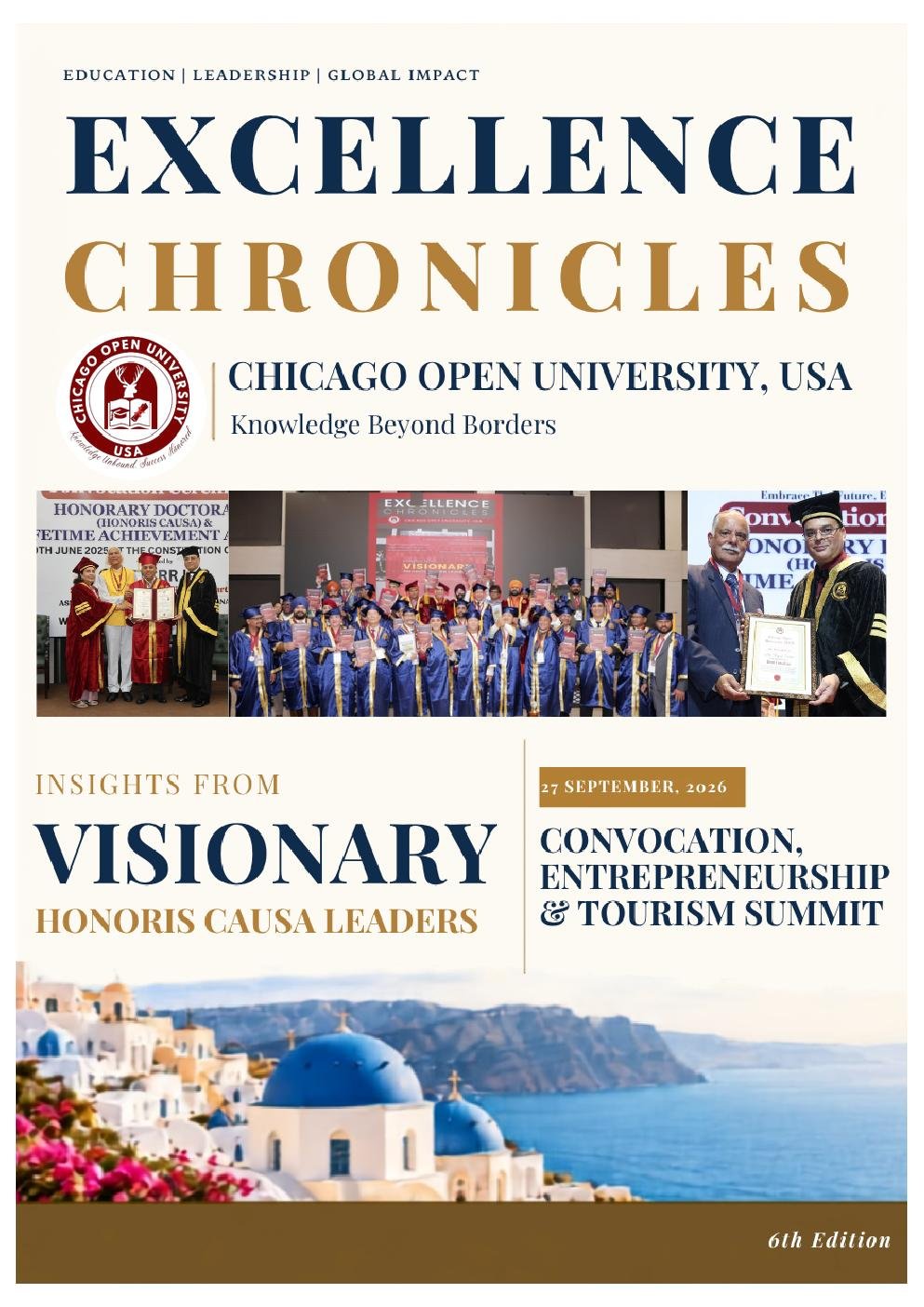 Excellence Chronicles — Insights from Visionary Honoris Causa Leaders (Volume VI)